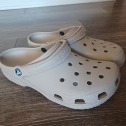 Crocs, Beige, Men's Size 8/Women's Size 10
