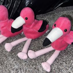 Pink Flamingo Bird Plush