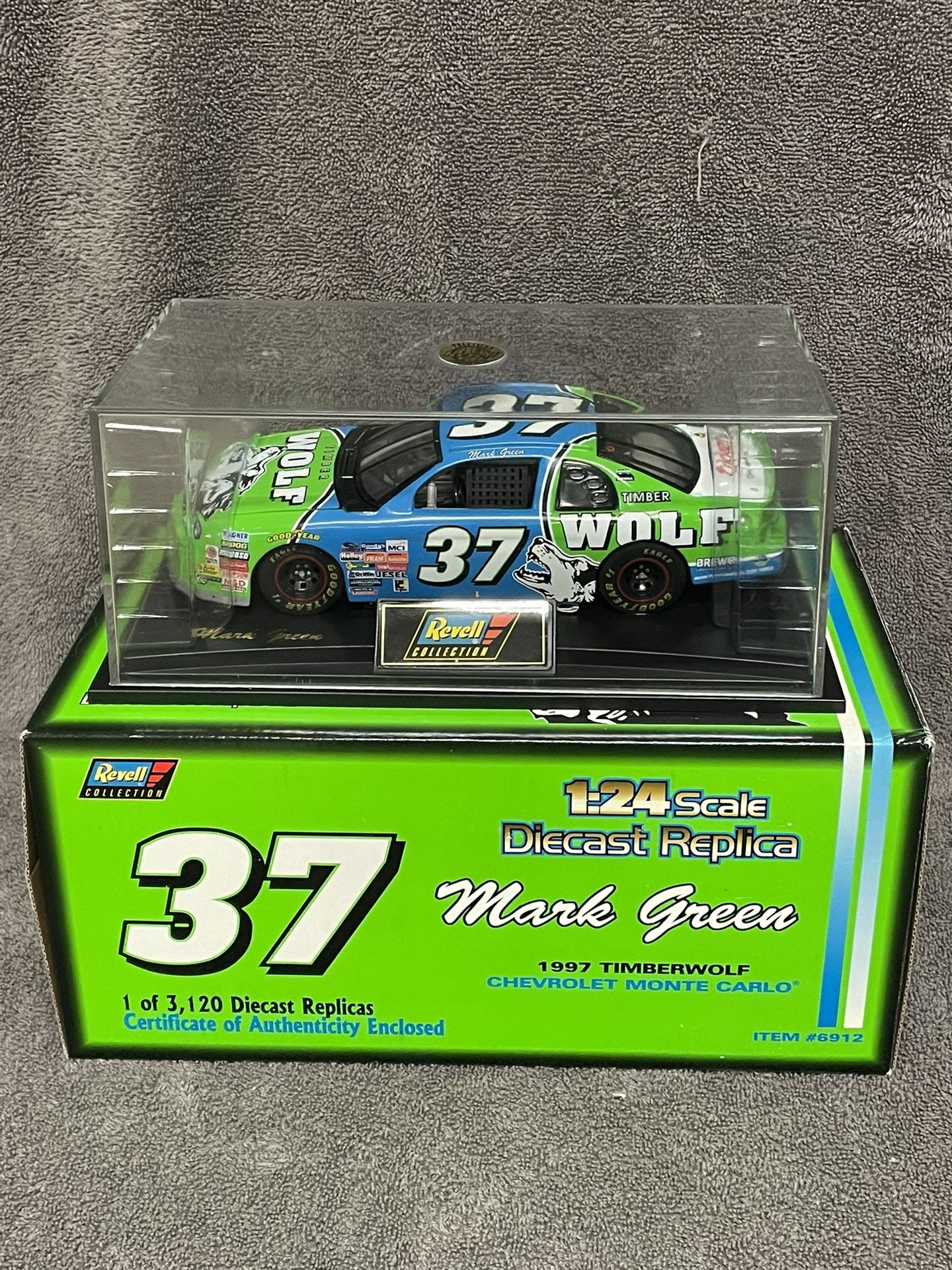 NASCAR Diecast #37, Mark Green Timber Wolf,