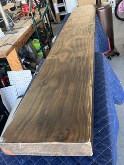 Cypress Wood Stained Mantle