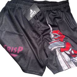 Crispy NYC Men’s Large (34”-36” waist) Mesh Shorts NWT 