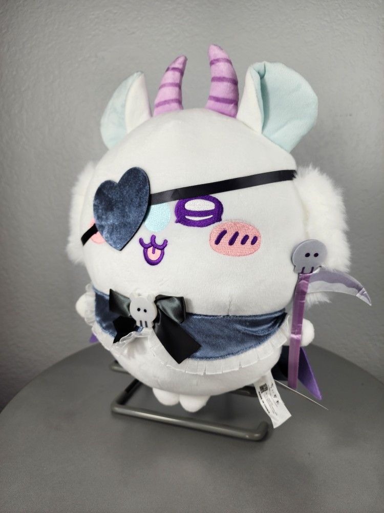 12" Chiikawa Momonga Grim Reaper Costume Plush