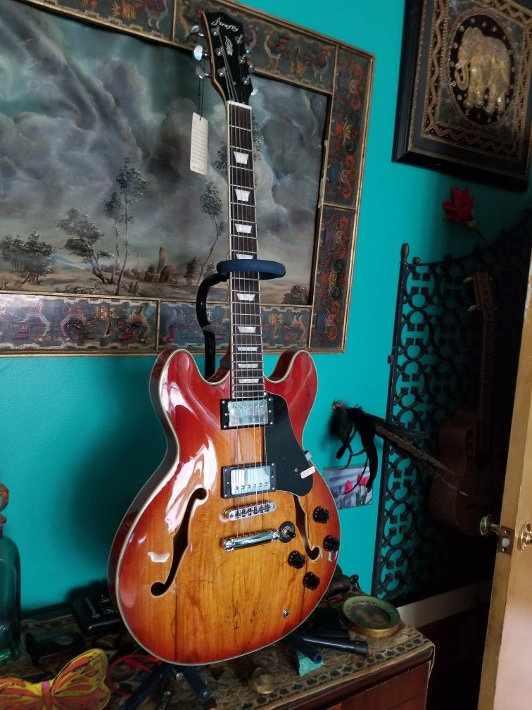 FIREFLY GUITAR NEW IN BOX , SPALTED MAPLE
