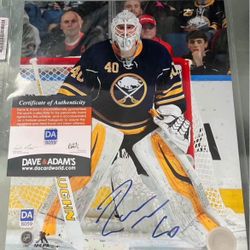 Buffalo Sabres Robin Lehner Signed 8x10 