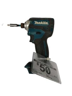 Makita Xdt16 Blue Cordless Impact Drill