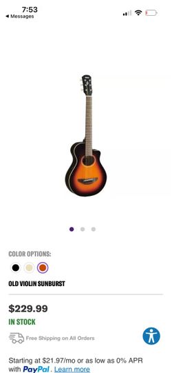 Yamaha acoustic electric brand new