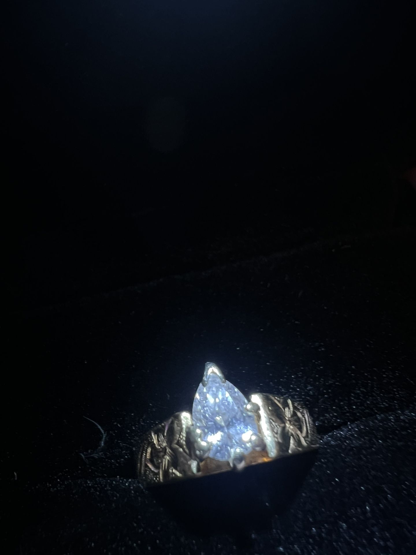 Three-Quarter Carat Pear Shaped Diamond