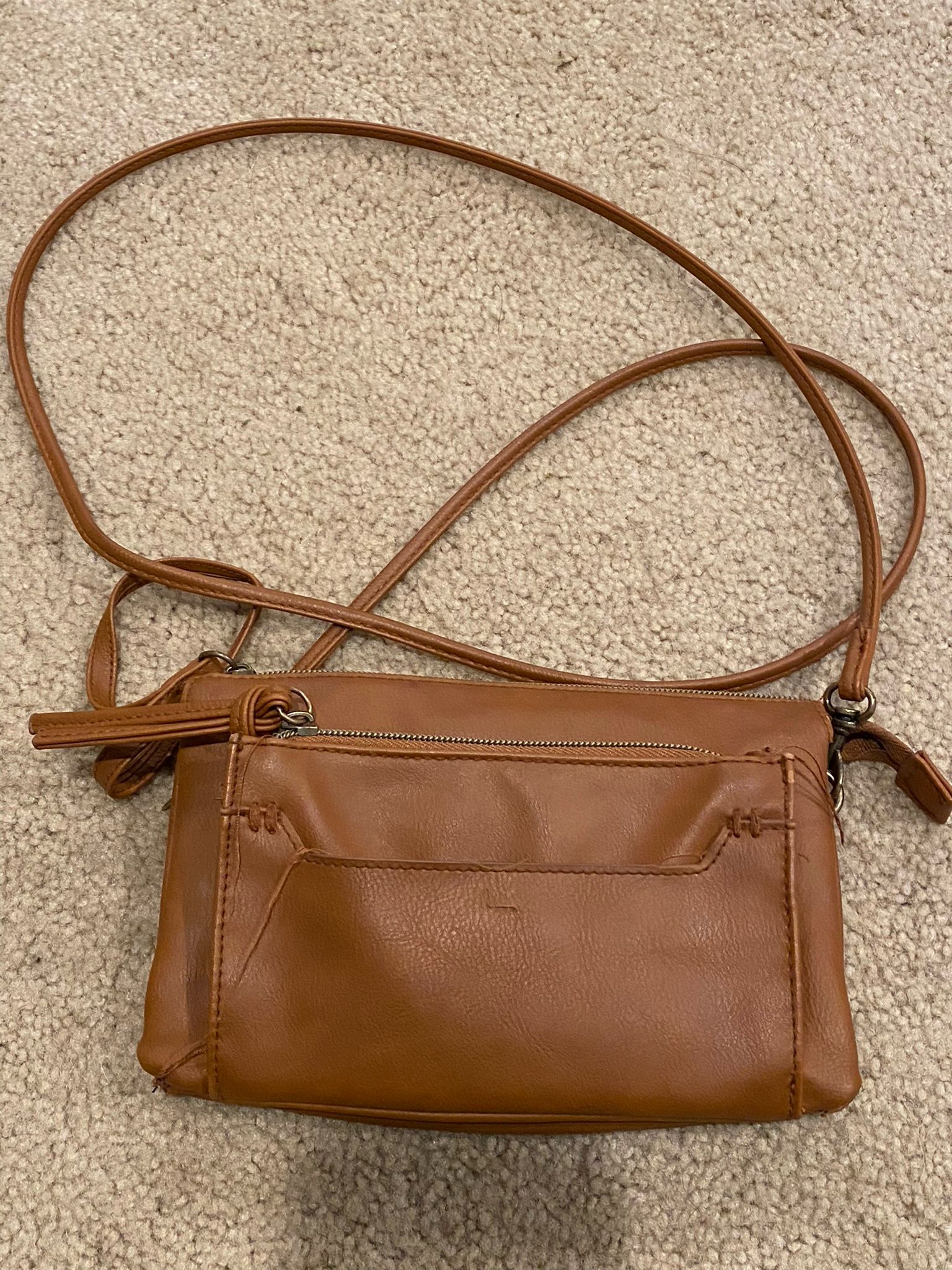 Women’s Small Crossbody Bag Purse Brown