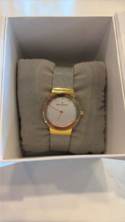 Skagen Women’s Freja Lille Two-Tone Steel Mesh Watch