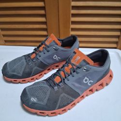 On Cloud X Rust/ Rock Men's Running Shoe * Size: 10
