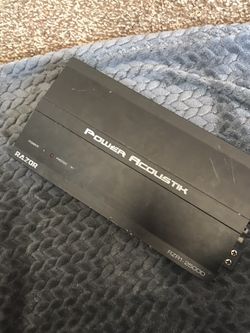 Power Acoustik car amplifier