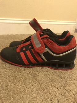Adidas power lifting shoes size 10