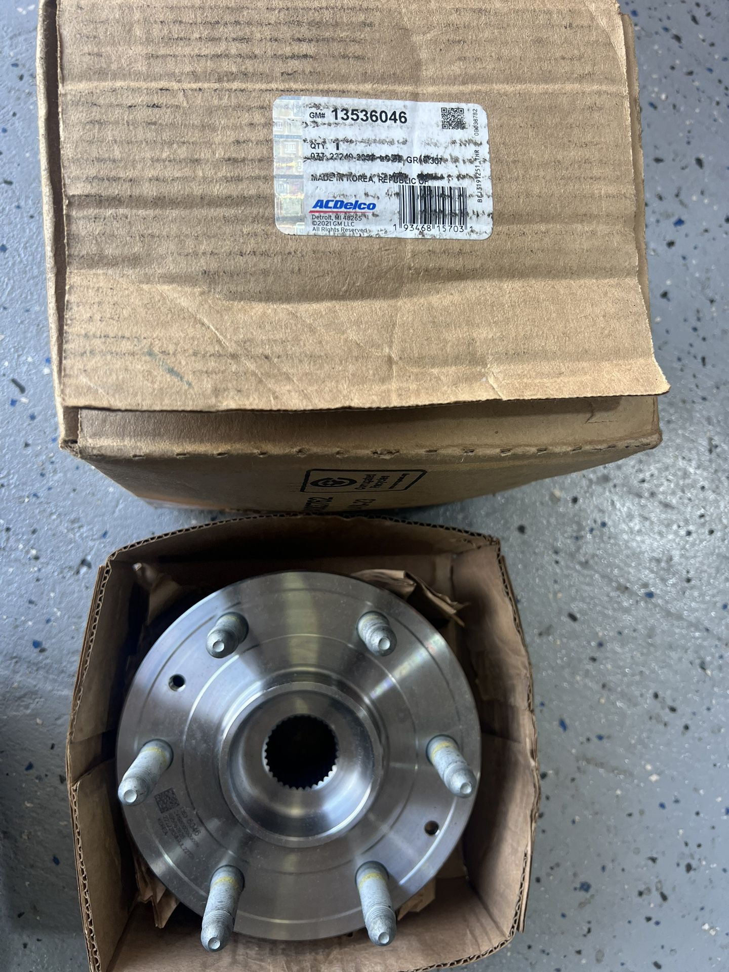 Wheel Hub-4WD Front ACDelco GM Original Equipment 1(contact info removed) GMC SIERRA 1500