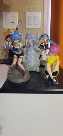 Miku, Ren, Evangelion figures