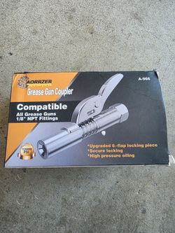 New Grease fun coupler 1/8 npt