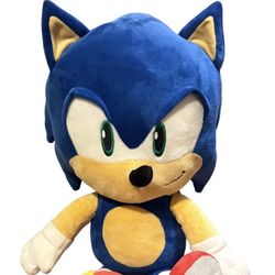 16” Sonic the Hedgehog hug-me shake action plush
