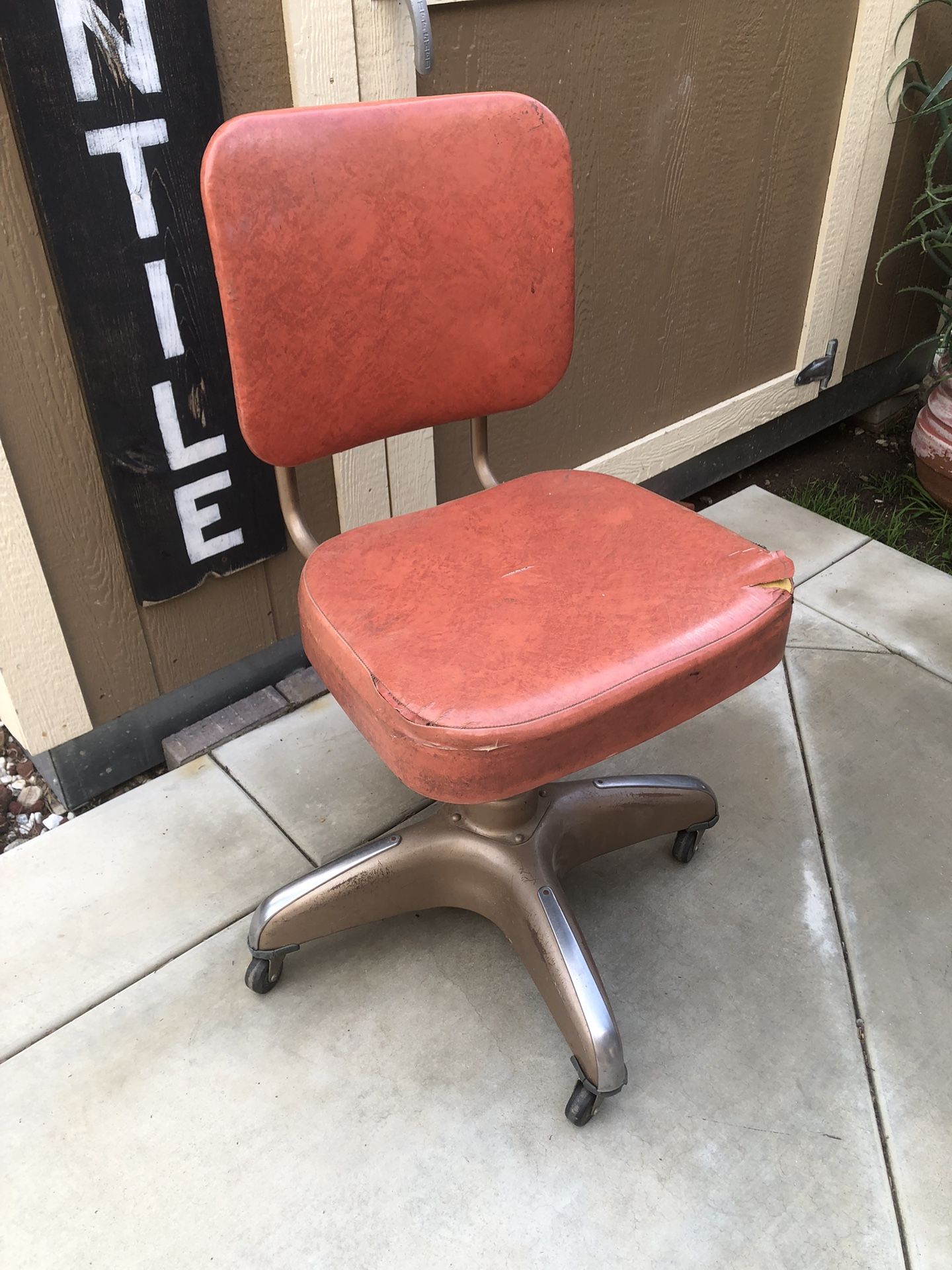 Vintage Tanker Office Chair 1960s By COSCO