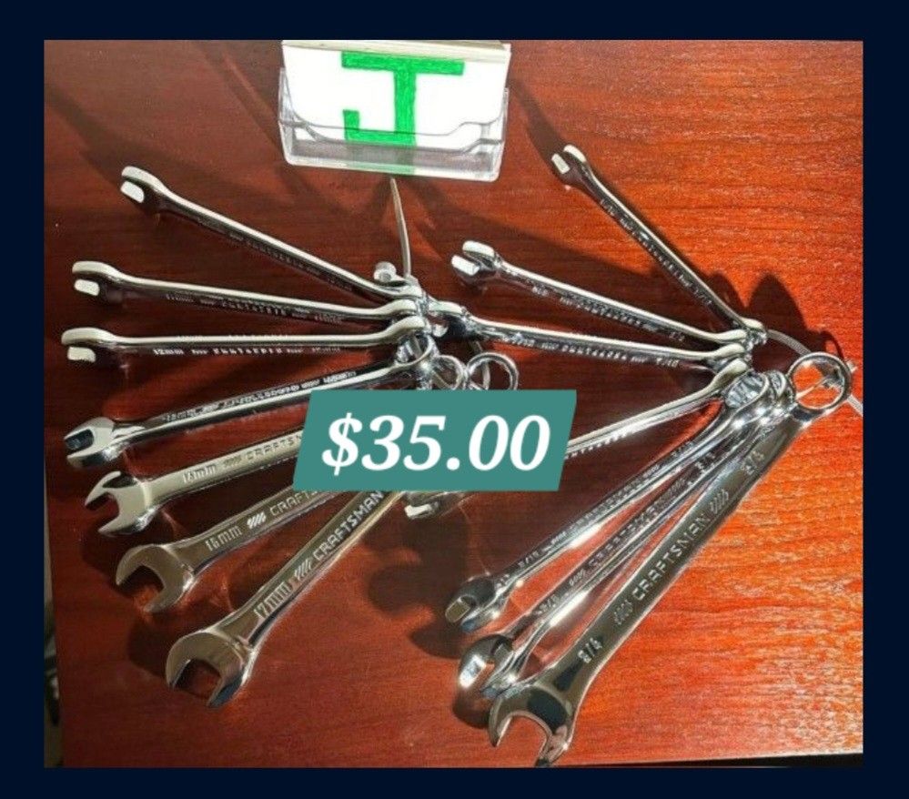 New Craftsman Wrenches 14 Pcs $35.00