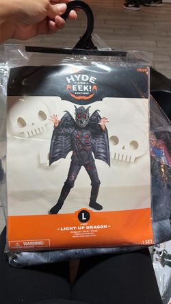 Light up dragon child costume