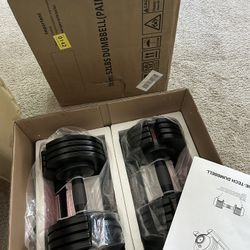 New dumbbells