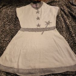 Misses/ Junior Silver Dress 