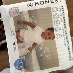 Free! 2-3T Honest Diapers (77 Diapers)
