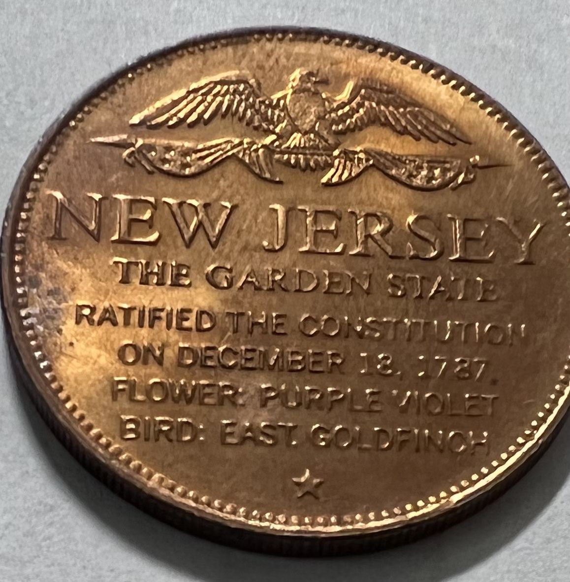 1969 Shell Oil States of the Union Tokens