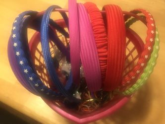 Basket Of Hair Goodies