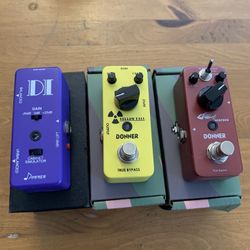 Donner Guitar Effects Pedals Cab Simulator, Delay, Overdrive/distortion