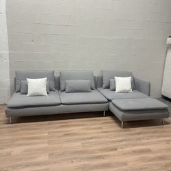 Gray Modern Sectional (SOFT)