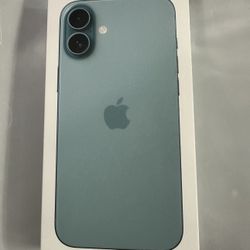 Apple iPhone 16 Teal 128gb Unlocked Bonus New Screen Protector I Can Bring It To You 