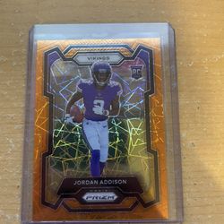 2023 Panini Prizm - Rookies Jordan Addison #368 Lazer Prizm (RC)
