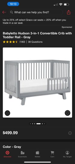 Hudson Babyletto 3 In 1 Crib