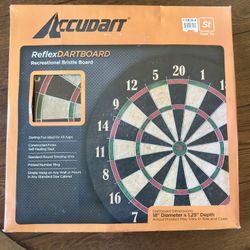 NEW Accudart REFLEX Dartboard, 18"Dia. x 1.25”Depth
