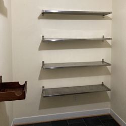 Metal Floating Shelves - Set of 5