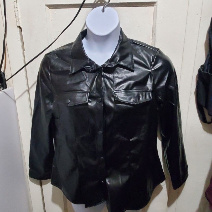 2pcs Set women's leather Jacket Size XL