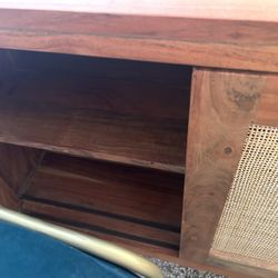 Smyrna Sideboard Cabinet Console Nadeau Furniture Boho Rustic Rattan