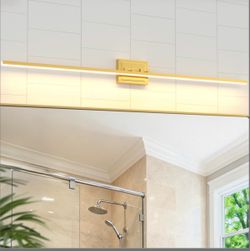 Gold LED Vanity Bar Wall Light