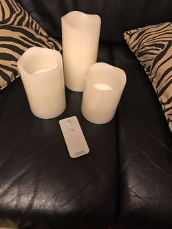 Led flameless candles new with remote