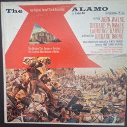 "The Alamo Soundtrack" 1960 Columbia Orig 1st Press CL 1558(Mono)~EX~ John Wayne