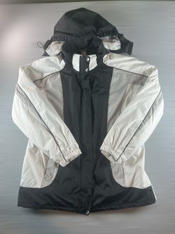 Nautica Men's 90's Style Colorblock Hooded Windbreaker Jacket XL