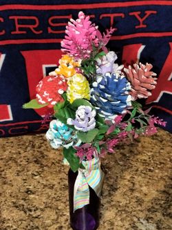 Pinecone Flowers 