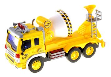 Friction Powered Cement Mixer Truck Toy For Kids