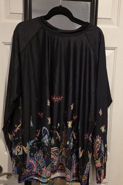 Women's Plus Size Rash Guard 3X/4X
