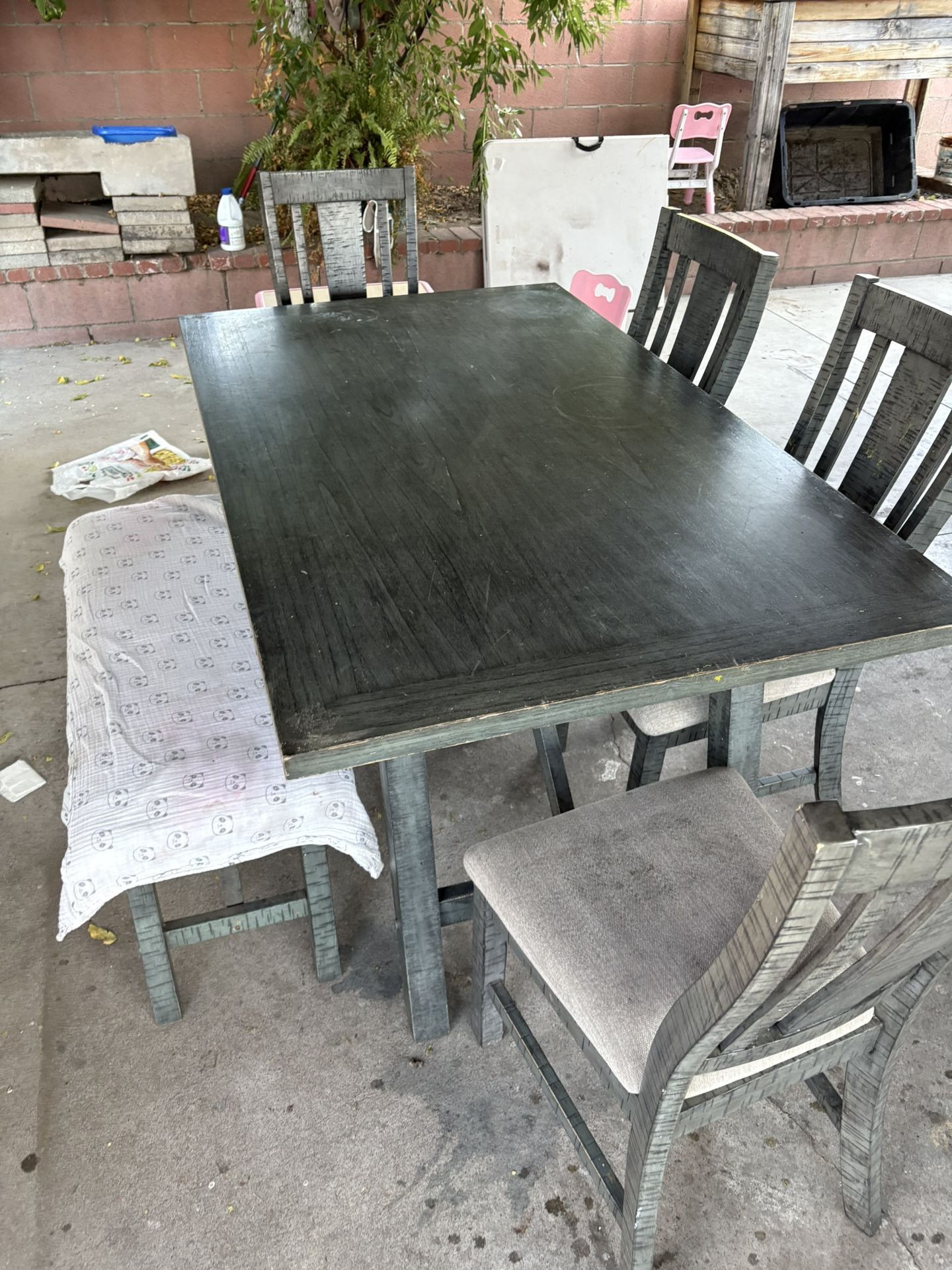 Table and chair