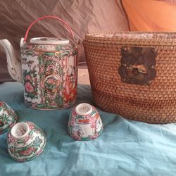 Vintage Chinese Tea Set