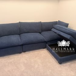 New Performance Fabric Cloud Sectional Couches