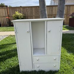 Wood Doll Cabinet