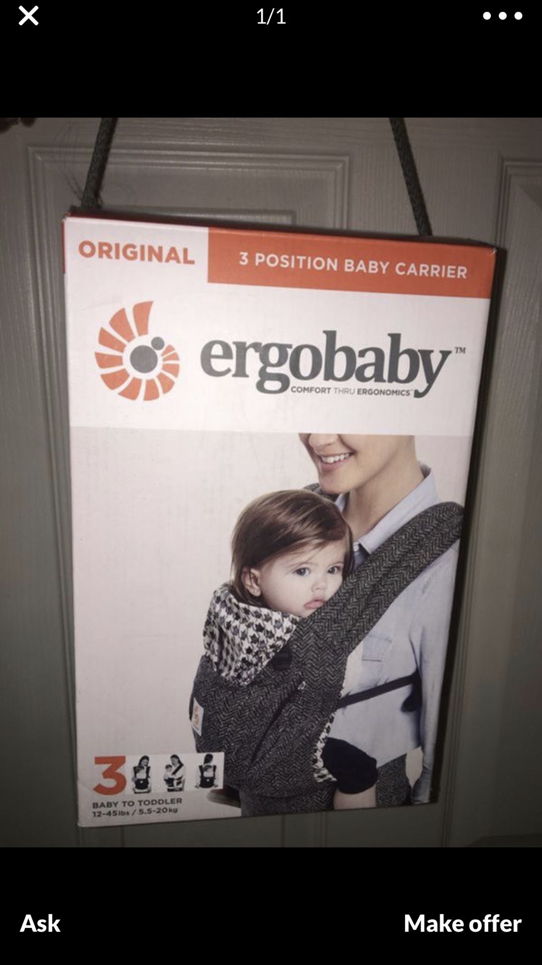 Baby carrier ergobaby