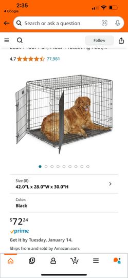 Dog Kennel Very Large Works Great 2 Doors